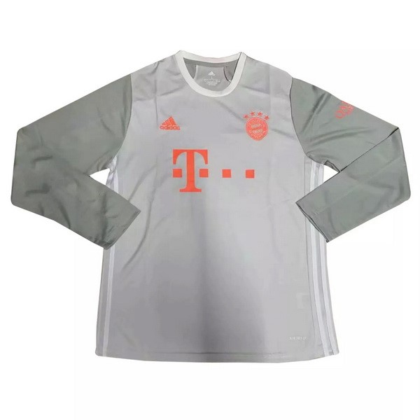 Maillot Football Bayern Munich Exterieur ML 2020-21 Blanc